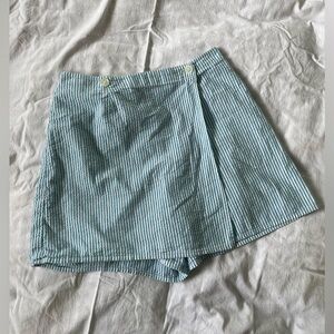 Vintage Seersucker Skort | M